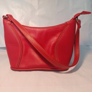 Handbag Red Leather